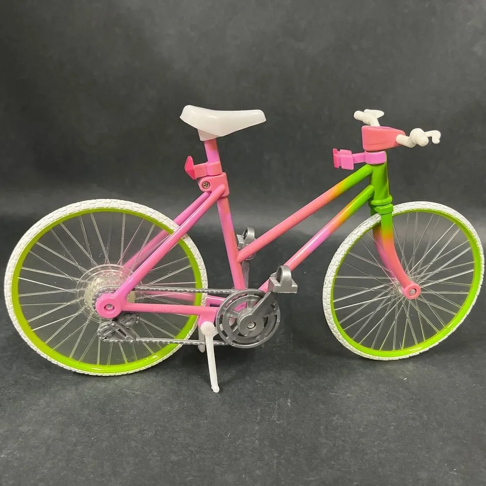 Rare Vintage‎ Barbie Doll Bicycle Pink Green White